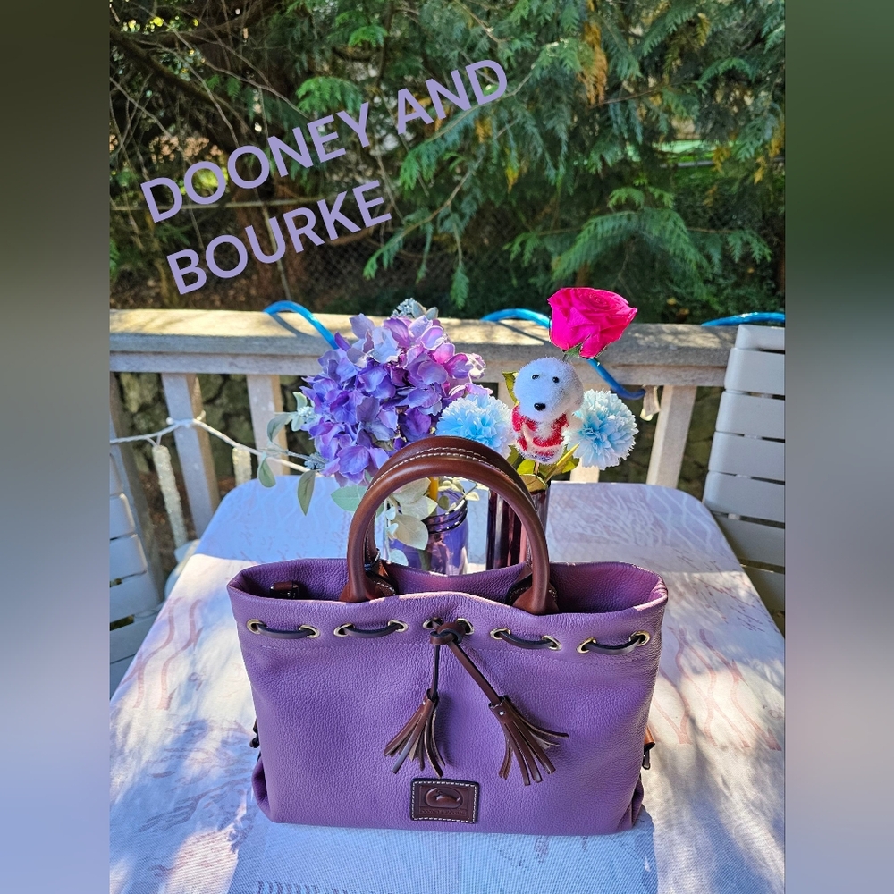 Nwt Dooney & Bourke Wakefield Limited Mauve color Tassel Tote with Crossbody